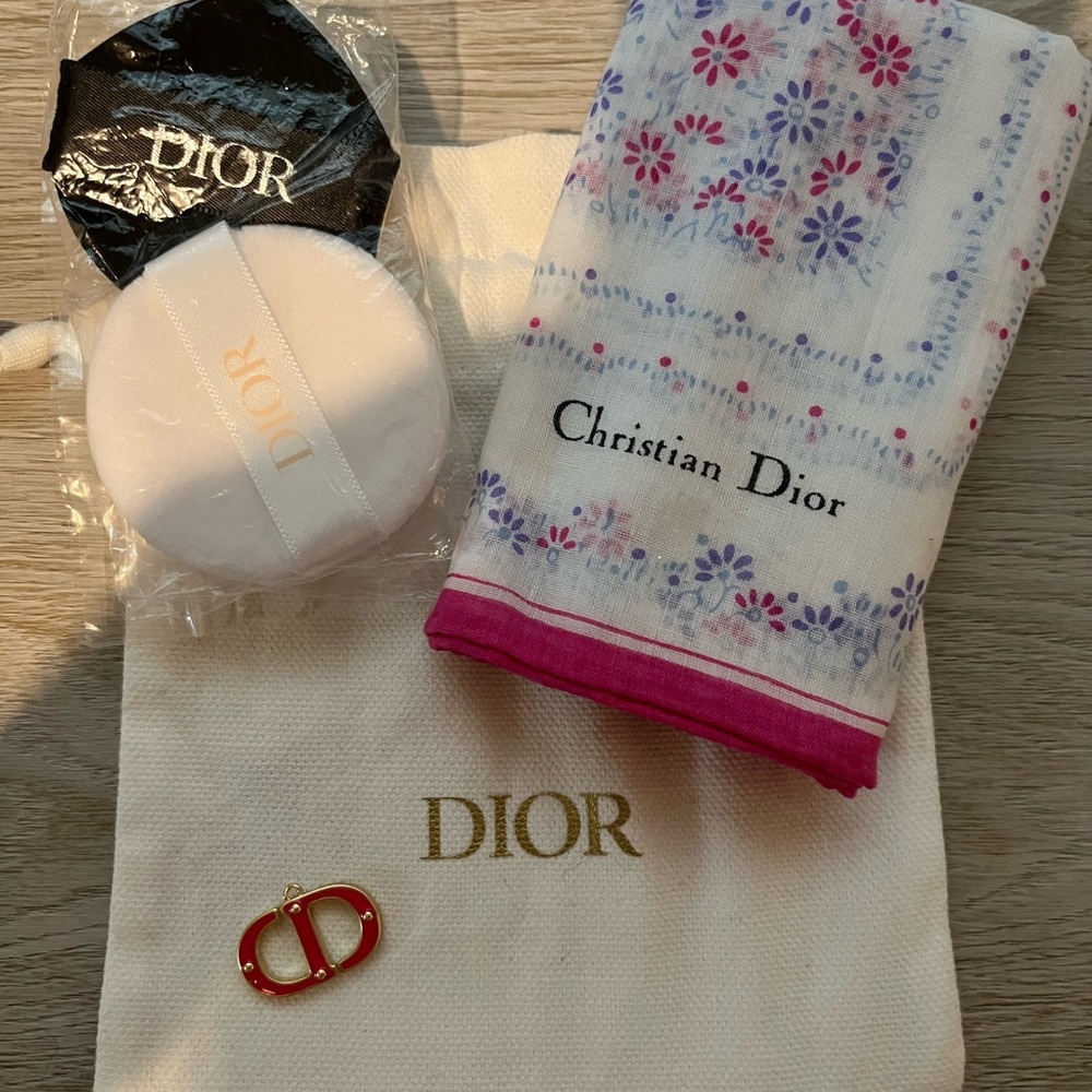 Dior Pink CD Pendant